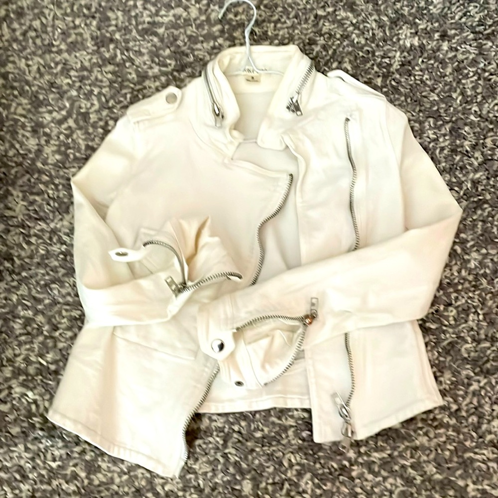 🌸Double Zero Denim Moto Jacket